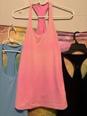 lululemon athletica Pink Racerback Tank Top